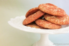A Cake Stand of Snickerdoodles