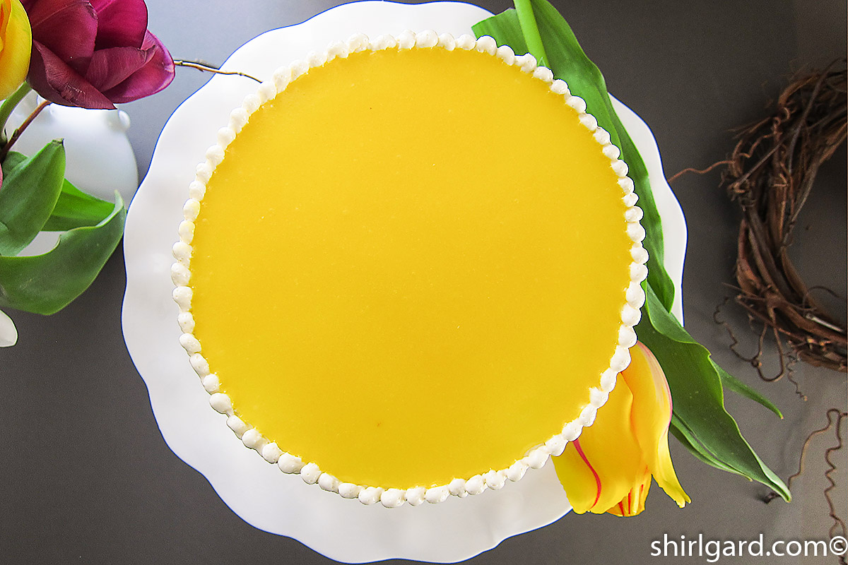 Lemon Chiffon Mousse Cake