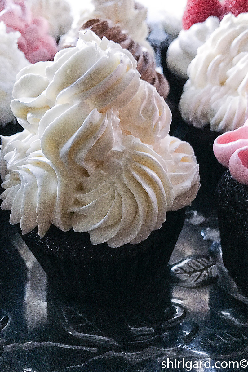 Black & White: Devil's Food Cupcake